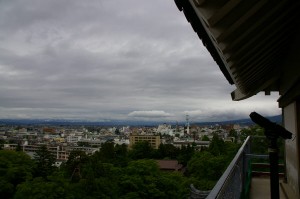 天守閣から